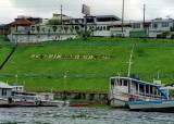Seen from a boat, Manaus area. 