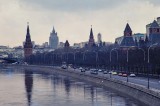 Moscow : the Kremlin and the Moskva river.