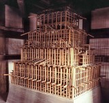 Himeji castle; the wood structure.