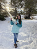 Josie and her ice sword