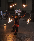 From Piazza Navona at night...