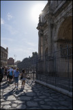 Outside the Colloseum...