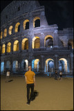 Scenes from Colloseum at night....