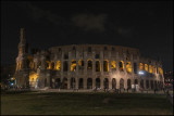 Scenes from Colloseum at night....