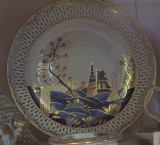  Silver Museum Hofburg Palace dining plate in Japanese style