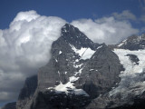  Clouds massing by Eiger