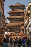 Freak Street (more properly, Jhochhen Tole) in Kathmandu, 2019