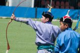 Archery practice in Ulaanbaatar