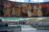 Soviet-era memorial on Zaisan Hill