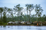 Coastal village near the mining port of Amamapare, West Papua