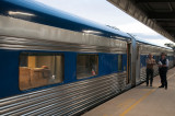 The Overland train at Adelaide Parklands Terminal, SA