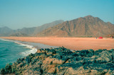 Indian Ocean beach at Badiyah, Fujairah, UAE