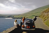 Motoring around Irelands Dingle Peninsula with two American girls