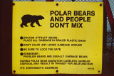 Polar bear warning - IJsbeer waarschuwing