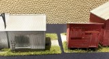 Clark Propst - HO scale sheds between coal and grain dealers