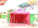 painted tents 