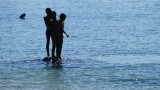 Boys swimming at Ampangorinana Beach