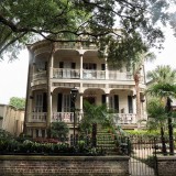 House with Vines on Steps