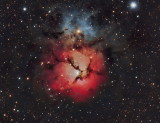 m20 Trifid Nebula reprocessed