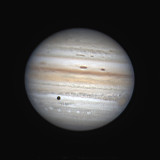 Jupiter Ganymede and Redspot
