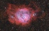 M8 lagoon Nebula reprocessed