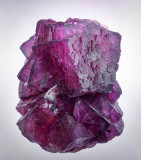 Fluorite, Cave-in-Rock, Hardin County, Illinois, 20 cm, crystals to 10 cm on edge.