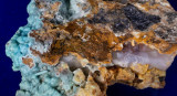 Stalactitic smithsonite with hemimorphite, Wanlockhead