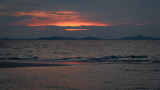 Sunset sandbar