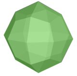 Tasavorite trapezohedron model