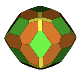 The tetrahedral cross (yellow)