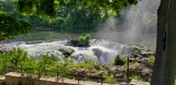 Steam bath over the falls