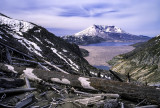 View of Mount St. Helens from Norway Pass in 1981, Mount St. Helens National Monument, WA