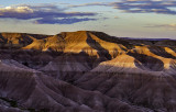 Near Sunset on the Chinle Formation near Tuba City, AZ