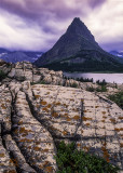 Grinnell Point from Many Glaciers Viewpoint, Glacier National Park, MT