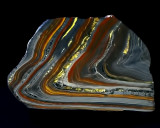 Banded Iron Formation containing Hematite, Tiger-eye, and Jasper from Mt. Brockman, Australia