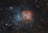 M20 Trifid Nebula Cropped