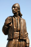 Lebanese immigrant statue