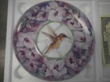 Lovely in Lavender Hummingbird Plate