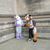 Seen outside Bristol Cathedral