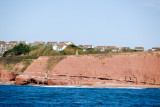 Orcombe Point is the western end of the Jurassic Coast