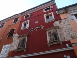Pula - decorated house