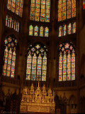 Stained glass and altar