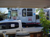 Mesa FD visiting neighbor