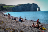 La plage d'Etretat