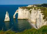 the cliffs of Etretat