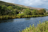 along the canal