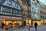 along the Rhine river.