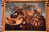 Still Life with Grapes, Figs and Pumpkin (1650-1670) - Michele Pace, Michelangelo da Campidoglio - 0804