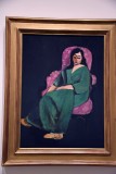 Laurette in a Green Robe, Black Background (1916) - Henri Matisse - 2587