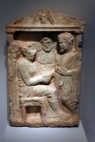 Funerary stele with a farewell scene - ca. 330 BCE - Athens, Greece, late Classical period - 4179